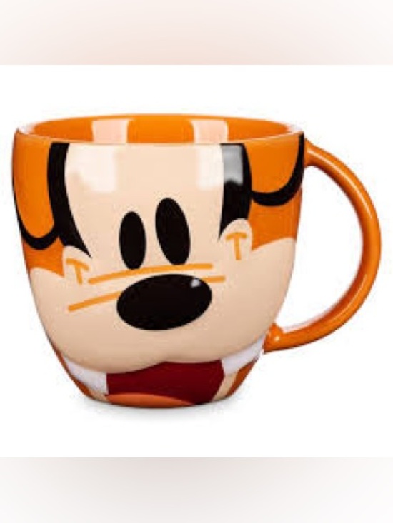 Disney Other - Disney Parks Mousewares Goofy Face Ceramic Mug Stone-wear 19oz